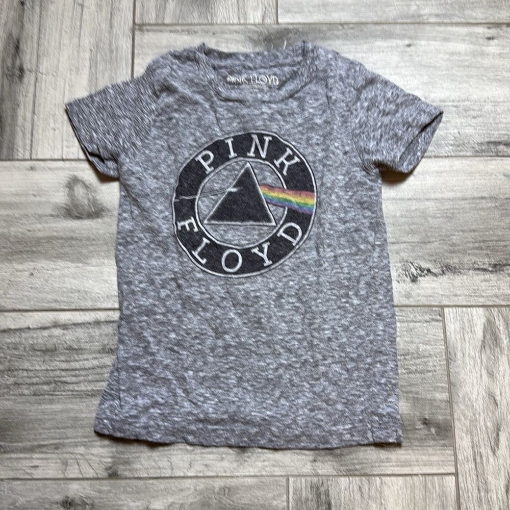Pink Floyd Kids The Dark Side Of The Moon Short Sleeve T-Shirt Gray 2T